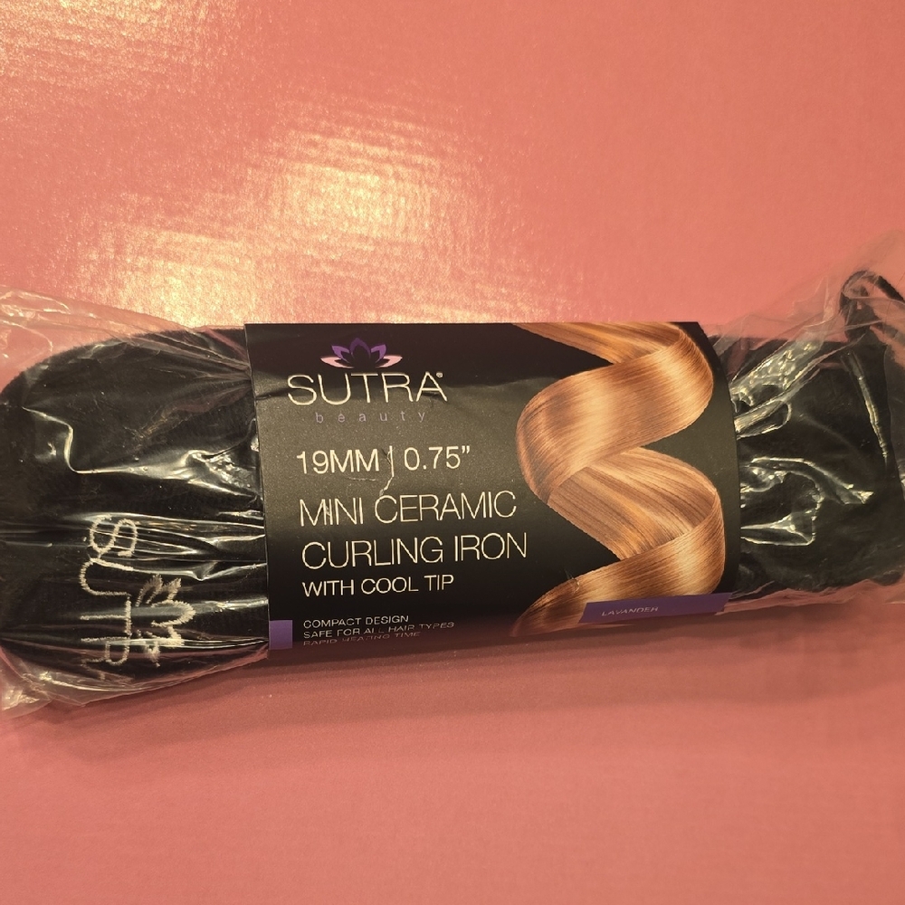 Sutra Beauty Black Mini Ceramic Curling Iron